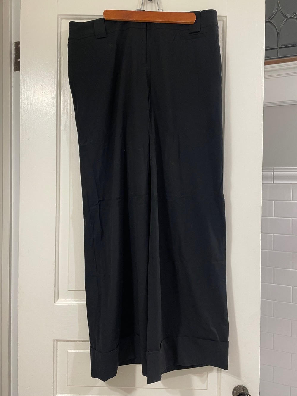 LOFT Black Wide Leg Women's Dress Pants
